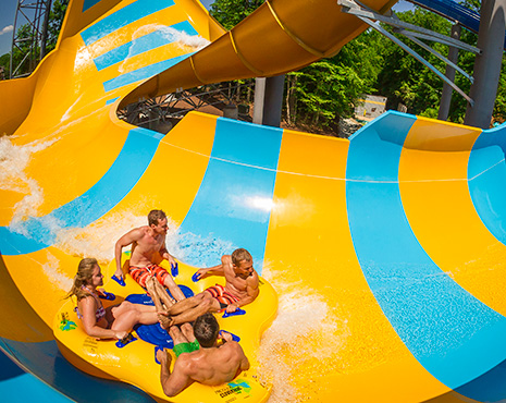 Adventure Island Tampa waterpark Colossal Curl water slide